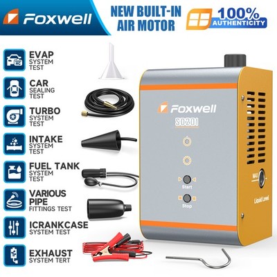 FOXWELL SD201 Auto EVAP Smoke Machine Leak Detection Vacuum Diagnostic Tester