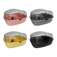 Großer Hamsterkäfig, tragbar, mit Belüftung, Hamster-Lebensraum für Ratten,