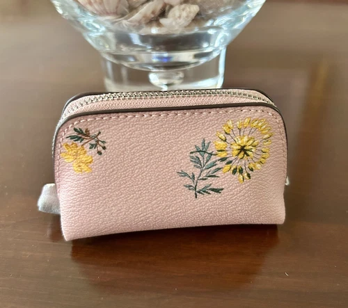Coach Micro Mini Zip Case Blossom Pink C9880G