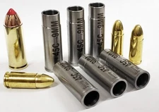 45 COLT/454 CASULL/460S&W to 9MM - Chamber Reducer/Adapter - Set of 6 USA MADE