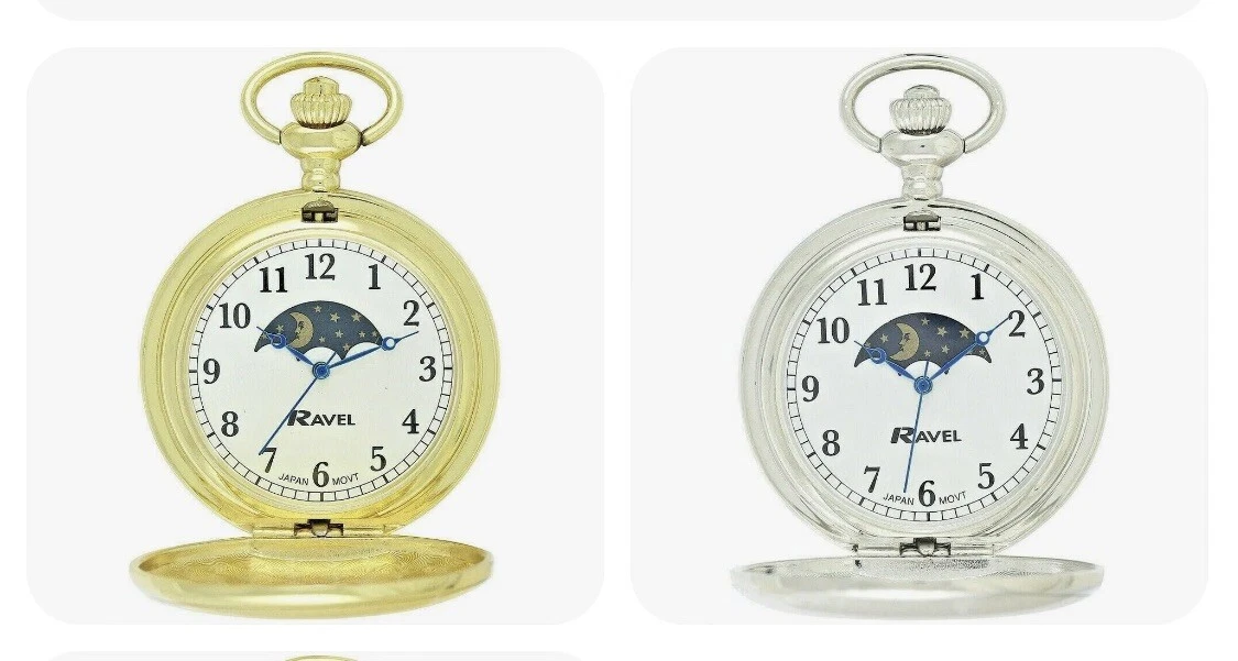 Ravel pocket hotsell watch