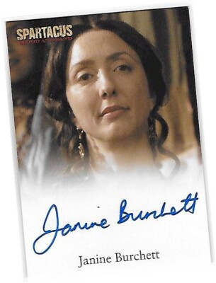Spartacus Vengeance Premium - Janine Burchett - Domitia Autograph/Auto Card (A)