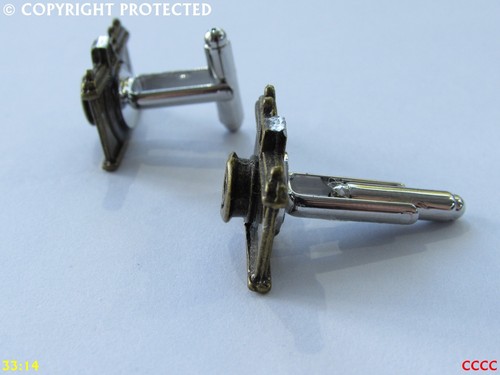 steampunk jewellery cufflinks bronze camera photographer tog obscura #CL9 - Picture 4 of 4
