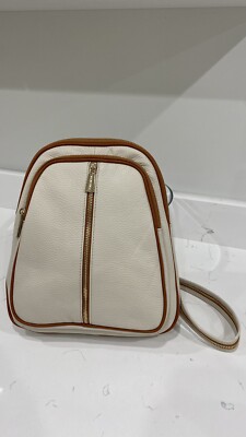 Valentina Italian Genuine Pebbled Leather Backpack/Shoulder  display picture 1