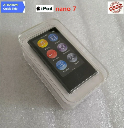 Apple iPod nano 7th Gen Space Gray 16GB MP3 Player Latest Model --