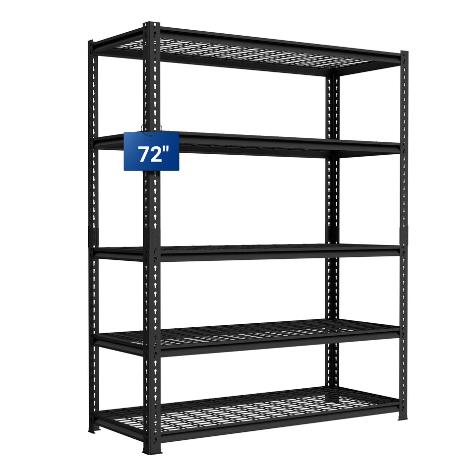 Estantería de garaje STOREADY 72" H, estantes de almacenamiento de garaje de 5 niveles, 3000 lb Foto 4 de 4