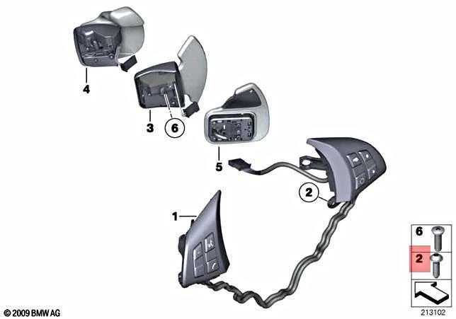 Genuine BMW Hybrid M3 X1 X3 X4 M X5 X6 Saucer-Head Screw 4X14MM  