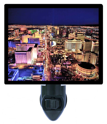Las Vegas Decorative Photo Night Light, The Strip, Gambling
