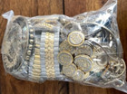 1 pound  "Estate finds" old &new Coins, Jewelry, Stamps, Watch, see details#S7S3 — photo 1