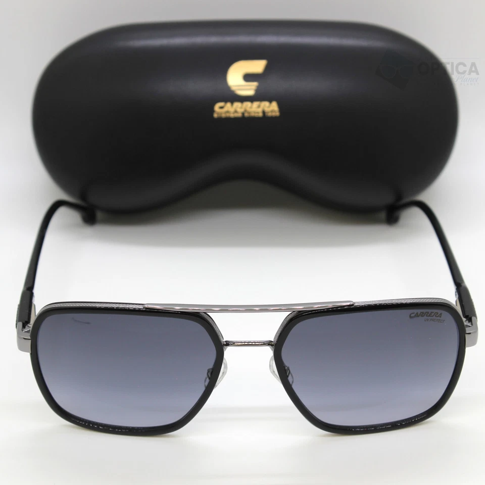 NEW Carrera 256/S Polarized Sunglasses Black / Grey 85K - 58mm Authentic - Image 2 of 4