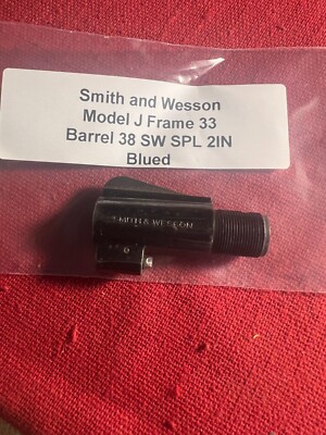 Smith and Wesson Model J Frame Barrel 38 SW SPL Blued #9 Air Weight