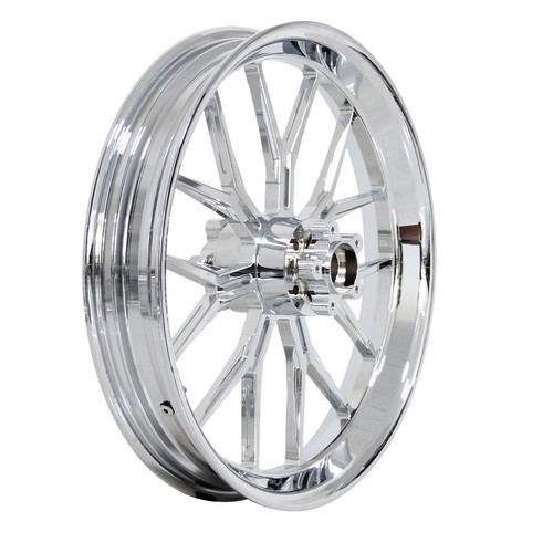 Naw 21x5.5'' Wheel For Harley Touring 04-25 Front Rim Lightweight Chrome Forged  - Bild 11 von 12