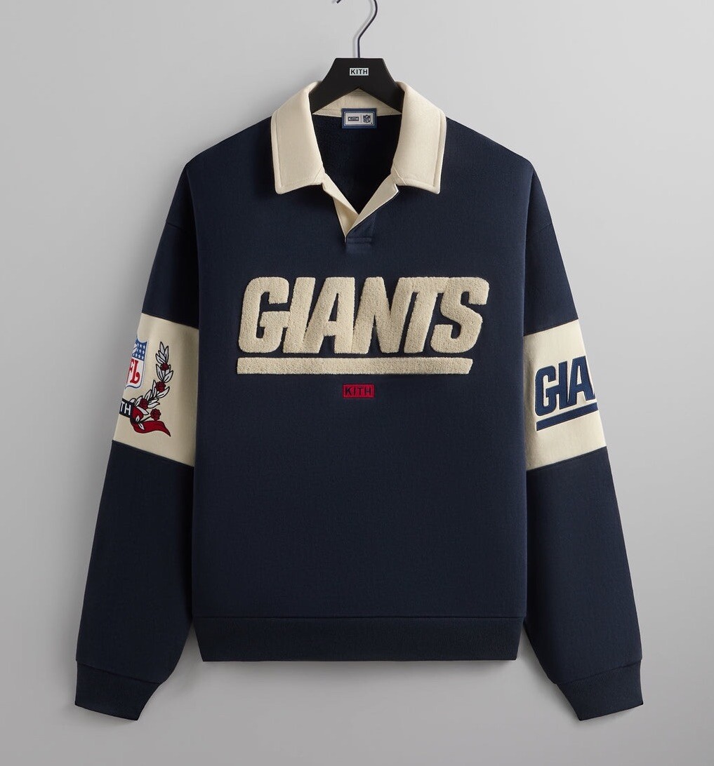 Kith & '47 for the NFL New York Giants Nelson Collared Kith & '47 for the NFL New York Giants Nelson Collared
