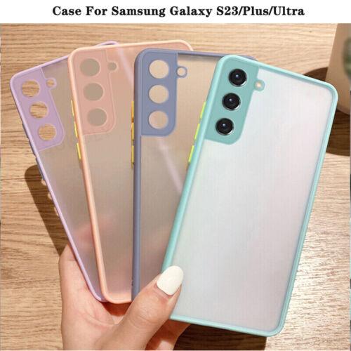 Matte Hard Case ShockProof For Samsung S24 S23 Ultra S21 S20 A54 A52 Cover - Picture 1 of 17
