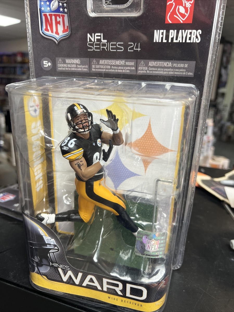 McFarlane Toys NFL 24 Pittsburgh Steelers Hines Ward #86