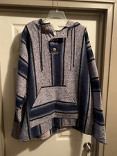 mexican poncho hoodie