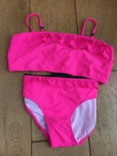 florence and fred neon pink orange bikini set 13 to 14 y bnwt
