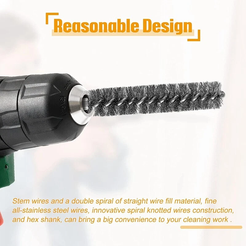 Fine wire brush for drill deals
