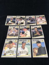 Pittsburgh Pirate Baseball Card Lot: Complete 89 Donruss & 89 Fleer Sets + Extra