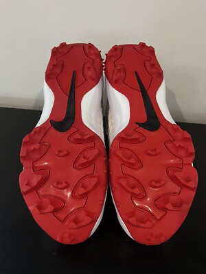 Size 17 Nike Force Savage Pro 2 Shark Ohio State PE Football Cleats White SAMPLE Size 17 Nike Ohio State PE Force Savage Pro 2 Football  main image 3