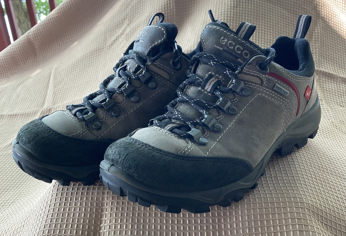 ECCO Yak Leather Womens Hiking Shoes EPR40 Gore-Tex Size 37 EUR Needs | eBay