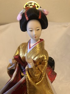 wooden geisha doll