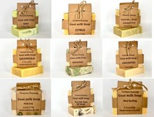 VK Handmade ALL NATURAL GOAT MILK SOAPGreat Present Patchouli Mint Eucalyptus