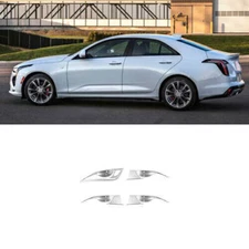 For Cadillac CT4-V CT4 20-2024 Silver Matte Inner Door Handle Bowl Cover Trims