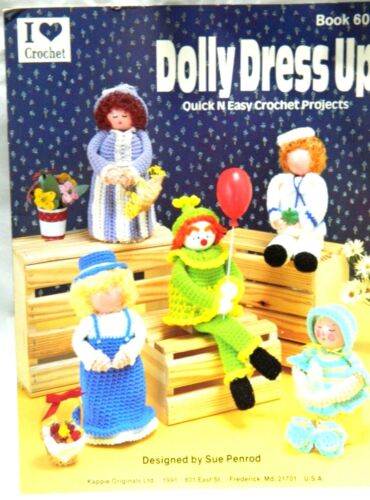 Dolly Dress Up Pattern Book # 601 by Sue Penrod - Picture 1 of 8