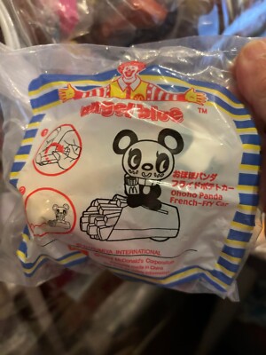 angel blue ohoho panda french fry car happy meal mcdonald unopen