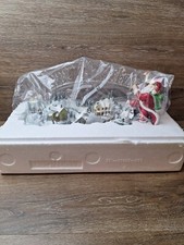 *NEW* Bradford Exchange Thomas Kinkade Santas Inspiration Musical Train Village