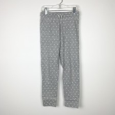 Old Navy Kids Sz M 8 Relaxed Gray Polka Dot Drawstring Joggers Sweatpants