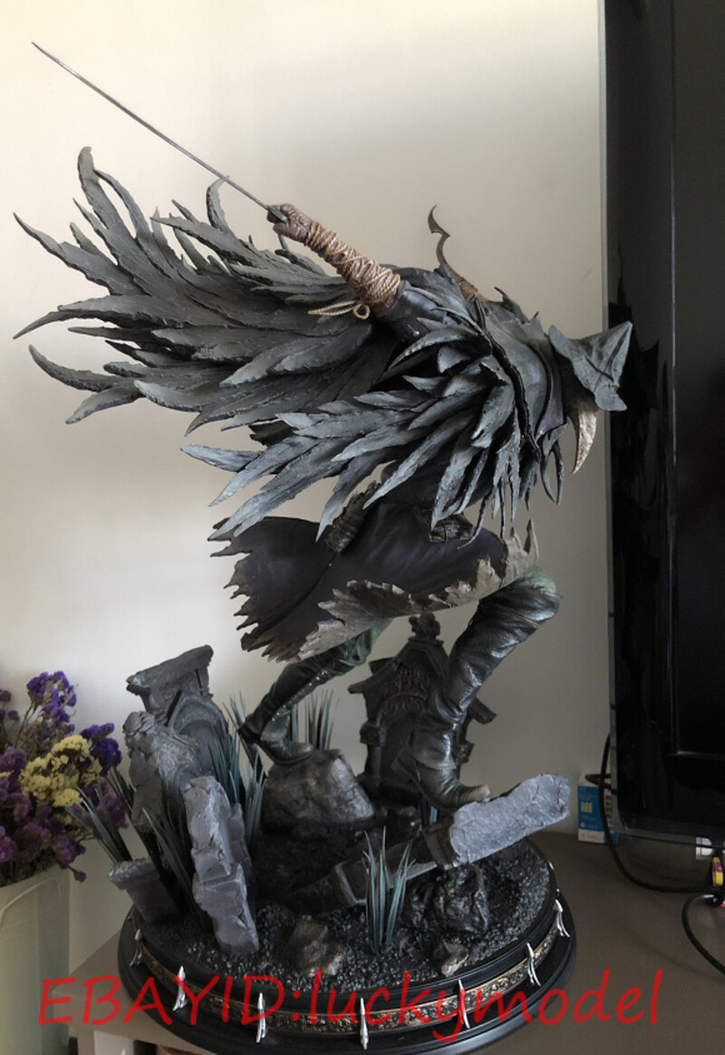Bloodborne Crow Hunter Eileen Deluxe Edition Collectible Statue In 