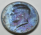 1990 P Kennedy Half Dollar Toned #825