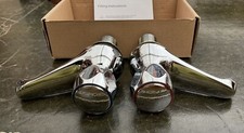 BRISTAN Club Bath Taps, Chrome Plated with Metal Heads, VAC 3/4 C MT