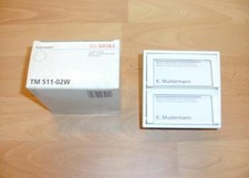 Siedle TM 511-02 W Klingeltastenmodul 2-Fach - NEU TM511-2 Tastenmodul Weiß