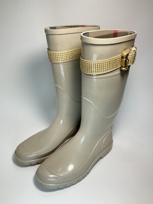 burberry rain boots size 37 Made In Italy