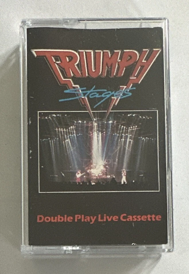 Triumph - Stages ~ Cassette Tape Hard Rock Paper Labels EX / M Con - Image 2 of 4
