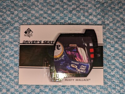 2000 SP Authentic Driver's Seat #DS8 Rusty Wallace Upper Deck Card NASCAR