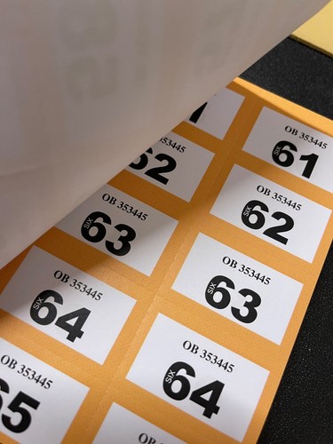 raffle tickets booklet (1-500) new Bb#229 - Picture 11 of 23