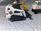 3 Mini Excavator NZG 1:35 Scale Kramer-Allrad-O&K & Ertl Bobcat Skidsteer Toys — photo 9