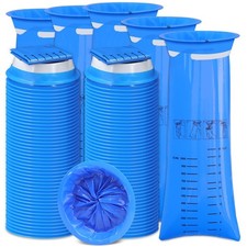 100 PCS Blue Emesis Vomit Bags 1000 ml Portable Car Travel Motion Sickness