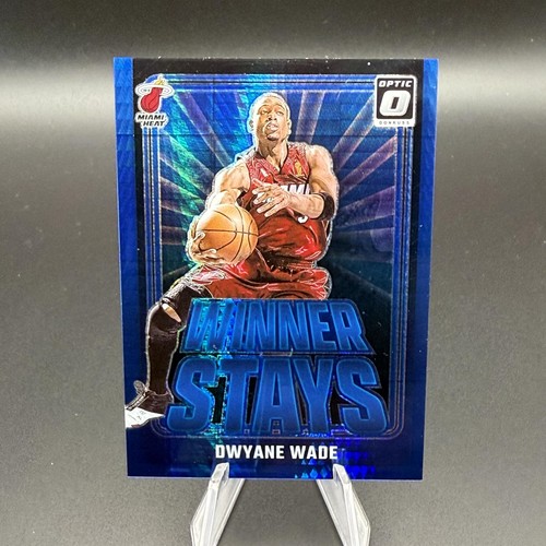 2024-25 Donruss Optic #20 Dwyane Wade Winner Stays Hyper Blue #/175
