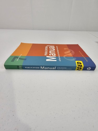 Publication Manual (OFFICIAL) 7th Edition of the American Psychological... - Picture 7 of 9