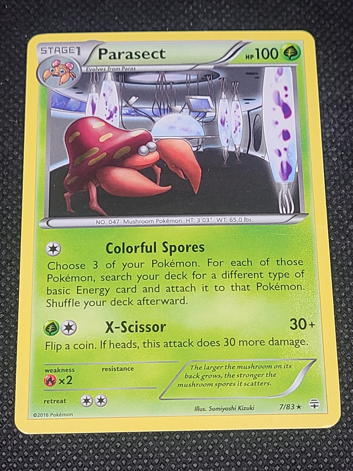 Parasect Pokemon Generations #7/83