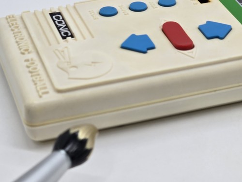 CALCIO elettronico conico portatile vintage 1979 testato e funzionante - Foto 15 di 16