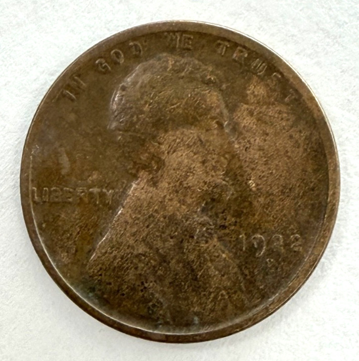 1922-D Lincoln Wheat Cent Very Good Details