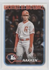 2024 Topps Series 2 Women in Baseball Alyssa Nakken #WIB-4 0z1i