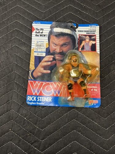 Vintage Galoob 1990 WCW RICK STEINER �Dogface Grem...