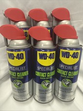  6 Pack WD-40 Specialist Electrical Contact Cleaner Spray, 11 Oz each